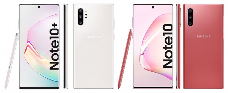 Voici le Galaxy Note10 + en Aura White