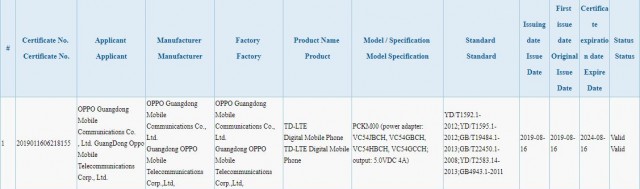 Oppo Reno2 3C annonce