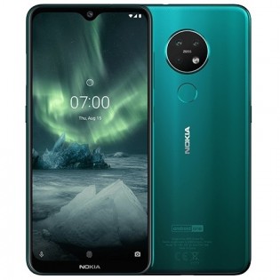 Nokia 7.2 en couleur Cyan Green