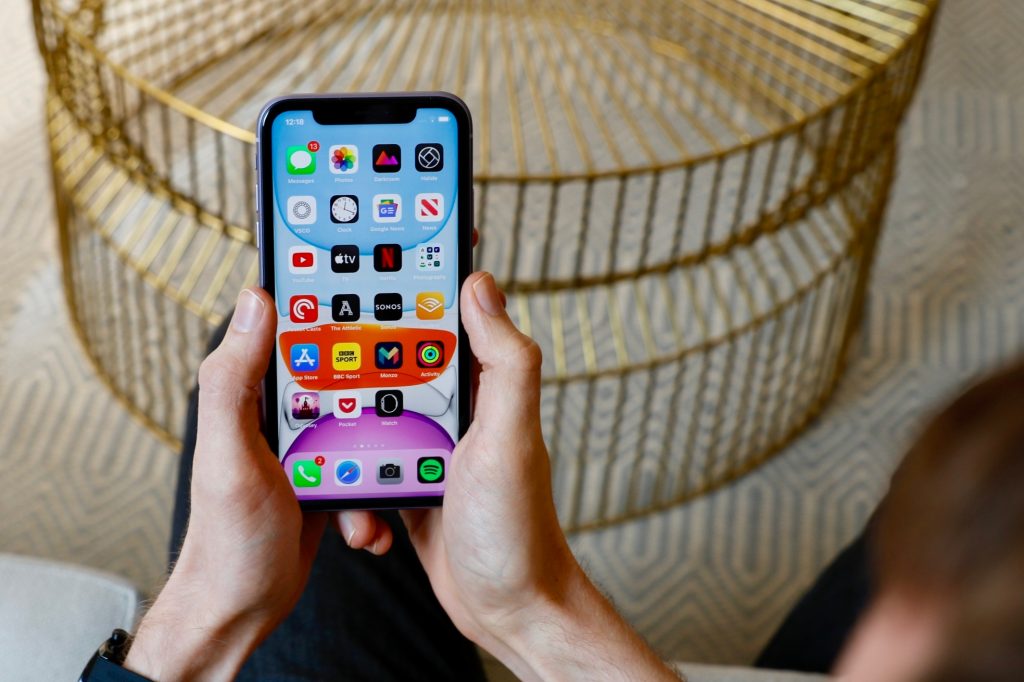 écran avant de l'iPhone 11