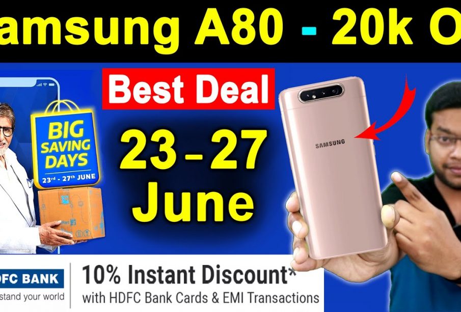 samsung a80 flipkart price