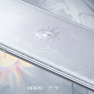 Images promotionnelles de l'Oppo Reno4 Pro 5G Artist Limited Edition