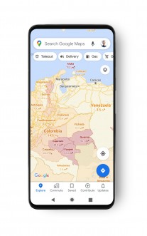 Interface Google Maps avec COVID-19 Info