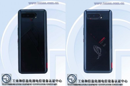 Asus ROG Phone 5: modèle B (à gauche) et modèle A (à droite)