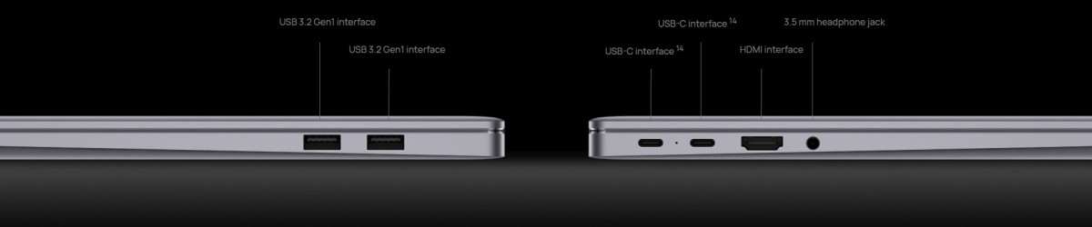 Le Huawei MateBook 16 intègre un APU Ryzen 5800H, un écran 16 '' 3: 2 dans un corps métallique de moins de 2 kg