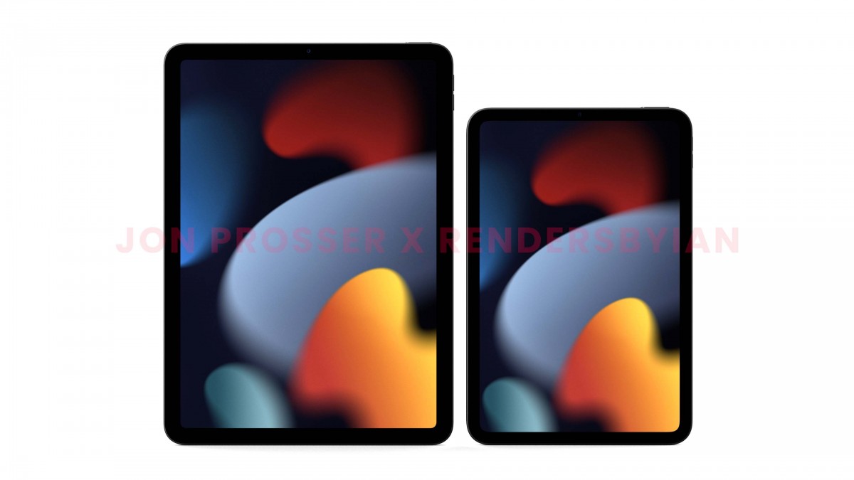 iPad Air (2020) à gauche, iPad mini 6 à droite