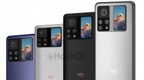 Xiaomi Mi Mix 4 rend montrant un affichage secondaire à l'arrière