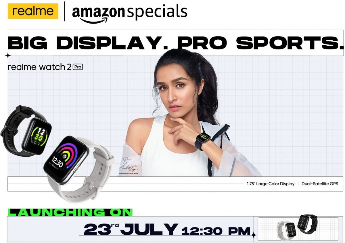 Realme Watch 2 Pro et Buds Wireless 2 Neo seront lancés en Inde le 23 juillet