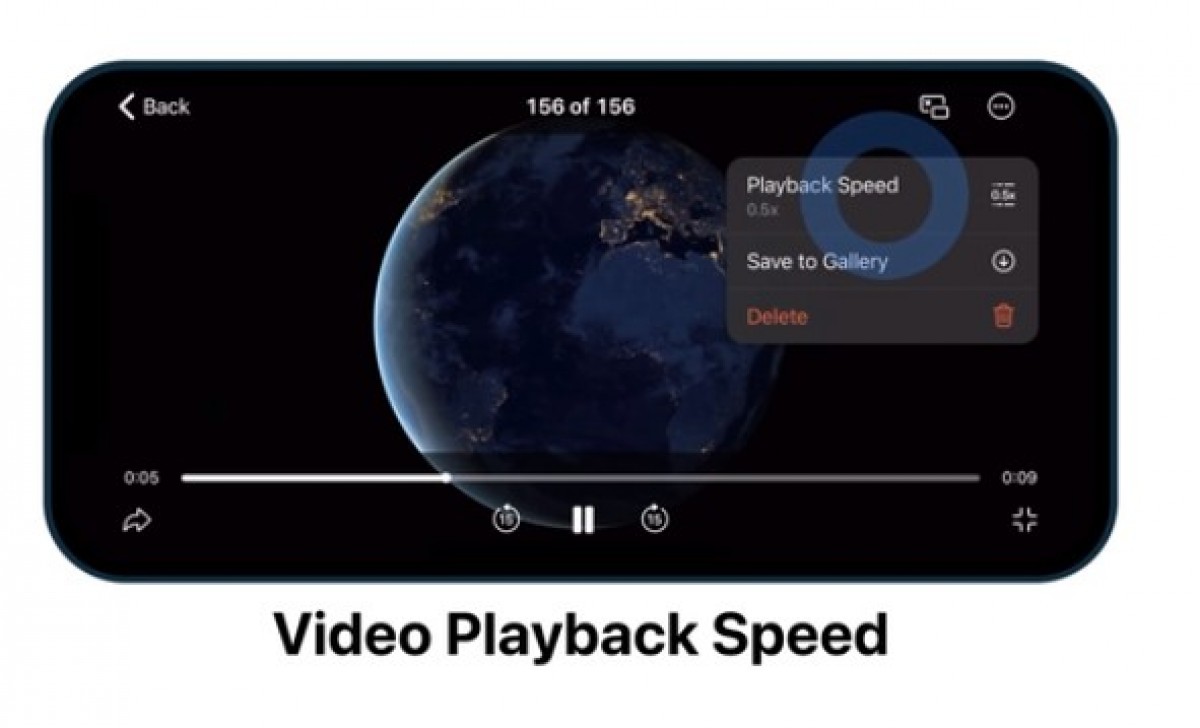 Telegram ajoute une vitesse de lecture vidéo, un partage d'écran avec son et des appels vidéo jusqu'à 1000 téléspectateurs