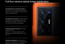 Détails de l'écran et de l'appareil photo du vivo X70 Pro+