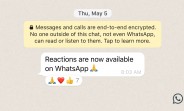 WhatsApp commence à déployer les réactions aux messages pour ses utilisateurs