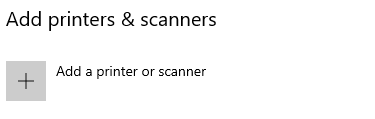 Sélectionner ajouter des imprimantes et des scanners