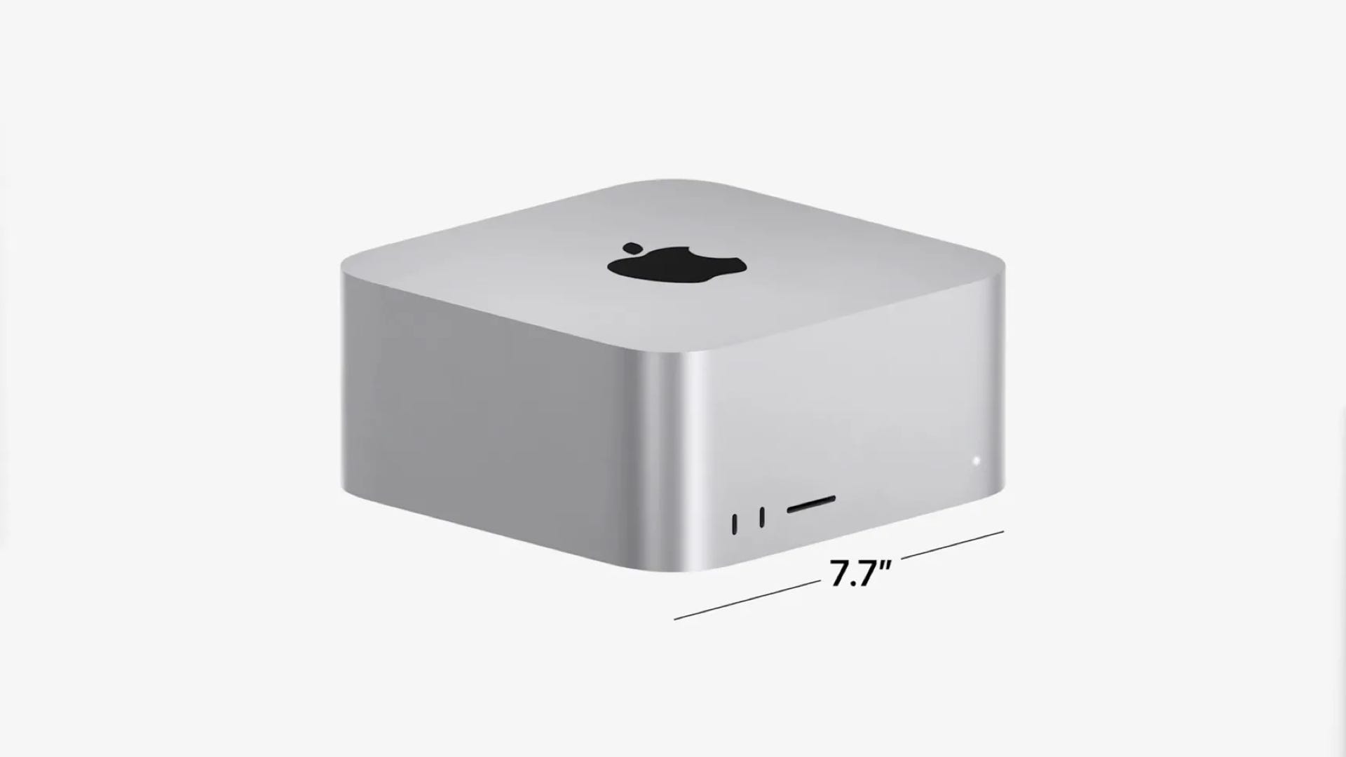 Le nouveau boîtier d'ordinateur Mac Studio d'Apple