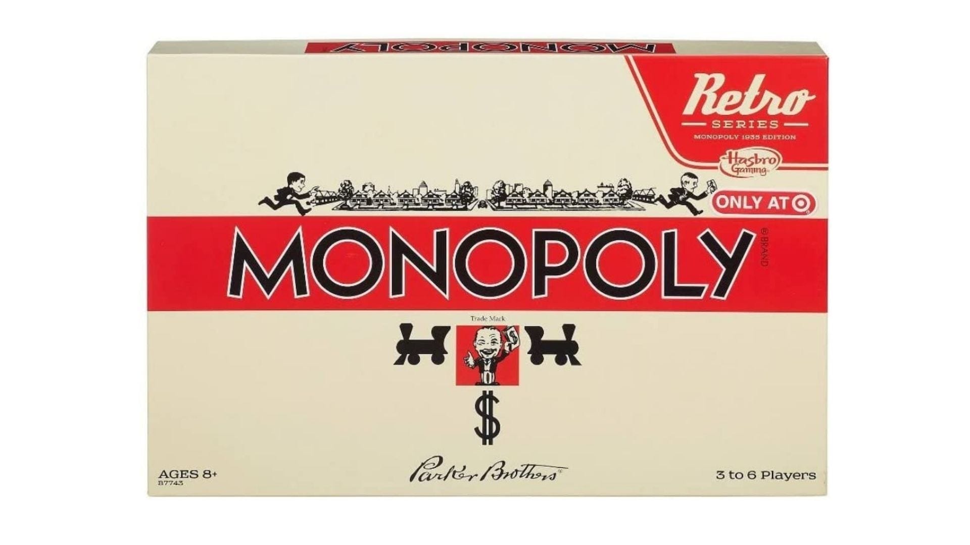 Boîte de jeu rétro Monopoly