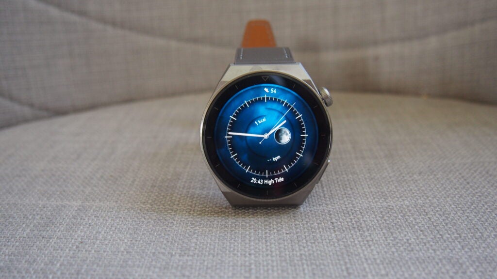 Le cadran de l'horloge sur la Huawei Watch GT 3 Pro
