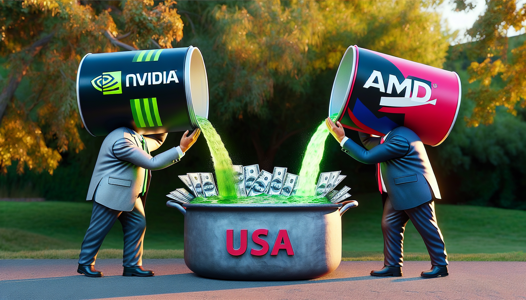 Nvidia et AMD verseront 15% de leurs revenus chinois aux USA pour satisfaire Trump. Découvrez pourquoi !